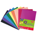 Hartie gumata embosata DacoArt 10 culori set