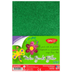 Hartie gumata glitter autoadeziva Uni DacoArt - Verde