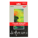 Culori acrilice 10 culori Artist Daco 22ml