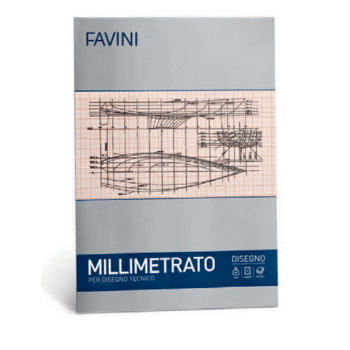 Hartie milimetrica A4 Favini 10coli