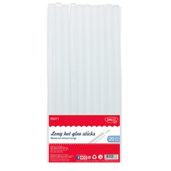 Rezerve silicon lungi 11mm 20 bucati