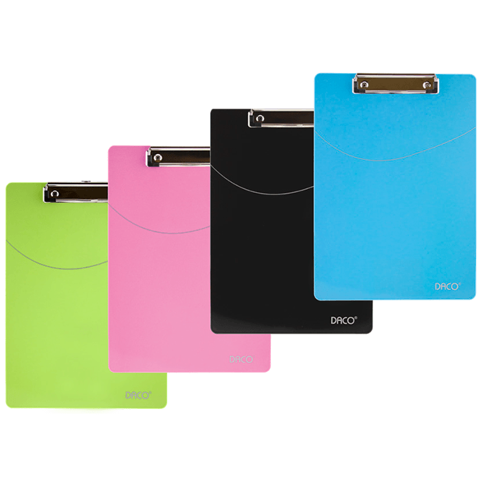 Clipboard plastic simplu A4 Daco Clipboard plastic simplu A4 Daco