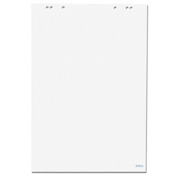 Hartie flipchart Herlitz 68x99 cm 5 seturi x 20 file - veline