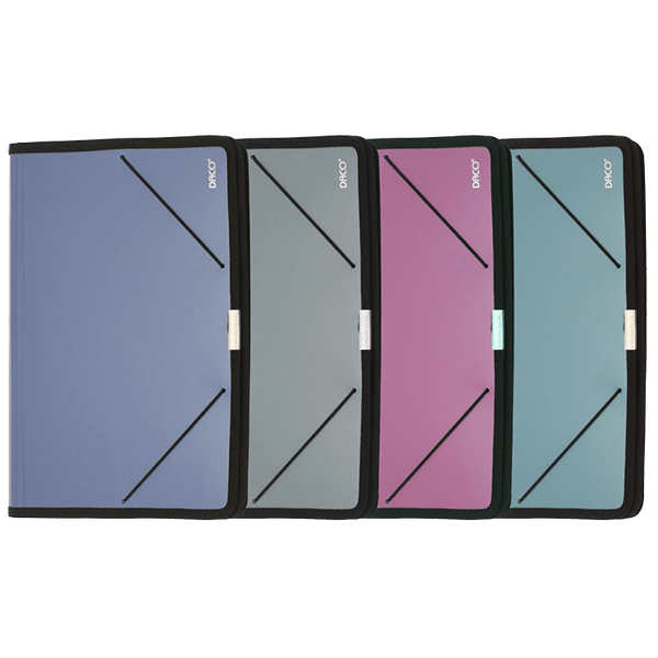 Mapa plastic cu burduf textil Daco Mapa plastic cu burduf textil Daco