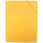 Mapa plastic cu elastic A4 Daco - Galbena