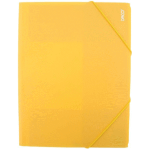 Mapa plastic cu elastic A4 Daco - Galbena