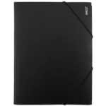 Mapa plastic cu elastic A4 Daco - Neagra