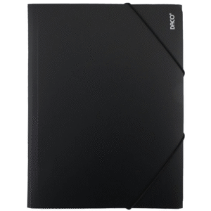 Mapa plastic cu elastic A4 Daco - Neagra