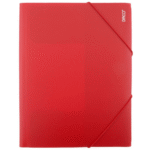 Mapa plastic cu elastic A4 Daco - Rosie