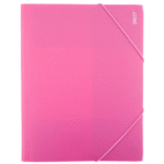 Mapa plastic cu elastic A4 Daco - Roz