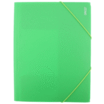 Mapa plastic cu elastic A4 Daco - Verde deschis