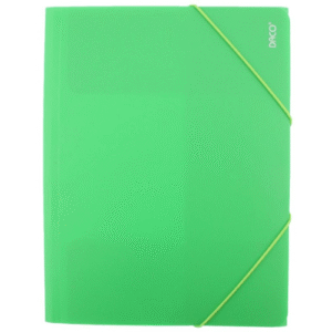 Mapa plastic cu elastic A4 Daco - Verde deschis