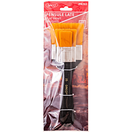 Pensule par sintetic Daco late 3 buc