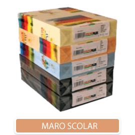 Hartie colorata A4 80g - maro scolar