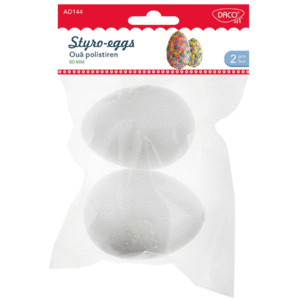 Oua polistiren 8cm Daco 2buc