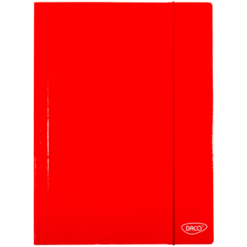 Mapa carton cu elastic A4 Daco - Rosie