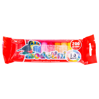 Plastilina 10 culori Modelini Daco