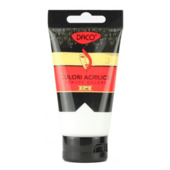 Culori acrilice Daco 75 ml - Alb Titan