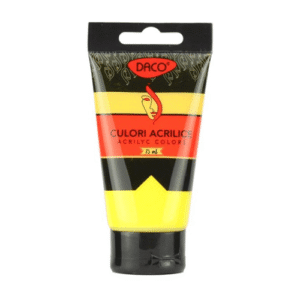 Culori acrilice Daco 75 ml - Galben Citron