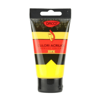 Culori acrilice Daco 75 ml - Galben Mediu