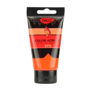 Culori acrilice Daco 75 ml - Portocaliu