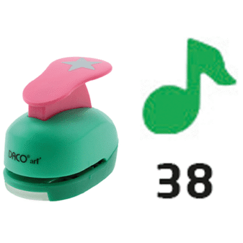 Perforator cu model 2.5 cm - Nota muzicala (38)