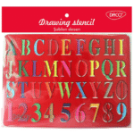 Sablon desen Alfabet Daco