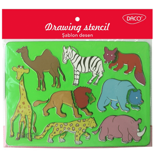 Sablon desen Jungla Daco