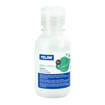 Tempera Milan 125ml Alb Metalizat