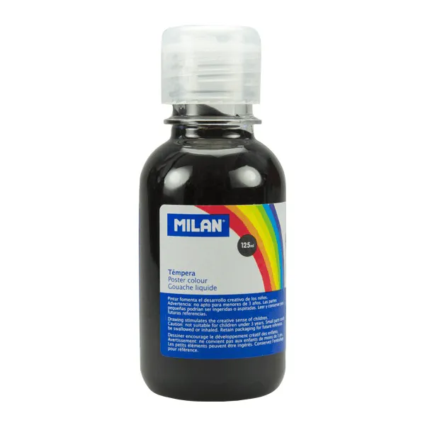 Tempera Milan 125ml Negru Tempera Milan 125ml Negru