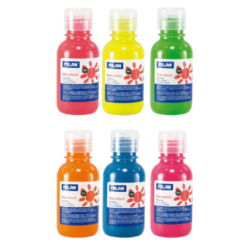 Tempera Milan 125ml - culori Fluorescente