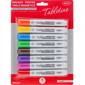 Marker tabla magnetica Daco 8 culori MK231