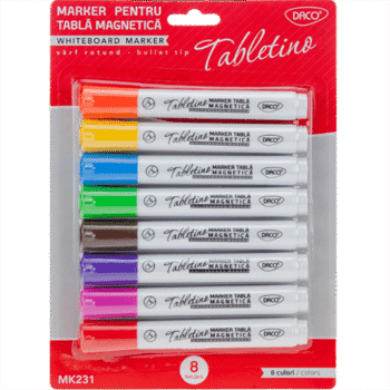 Marker tabla magnetica Daco 8 culori MK231