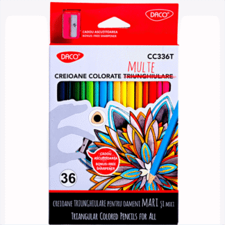 Creioane colorate Daco 36 culori