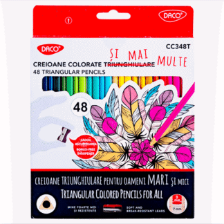 Creioane colorate Daco 48 culori
