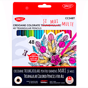 Creioane colorate Daco 48 culori