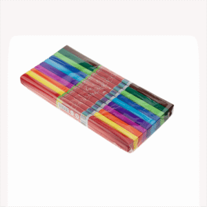 Hartie creponata colorata Daco 10 culori - scurta