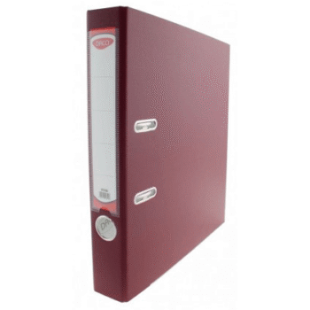 Biblioraft plastifiat ingust Bordo