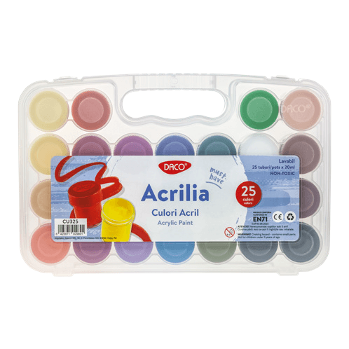 Culori acrilice Acrilia Daco 25 culori Culori acrilice Acrilia Daco 25 culori