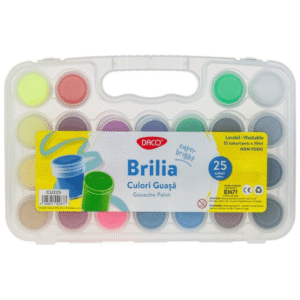 Culori guasa borcan Brilia Daco 25 culori