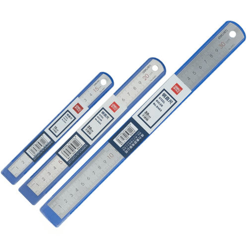 Rigla metal 30 cm Deli