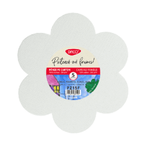 Panza pictura pe carton floare Daco set 5 bucati