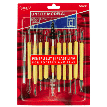 Unelte modelaj Daco set 11 accesorii