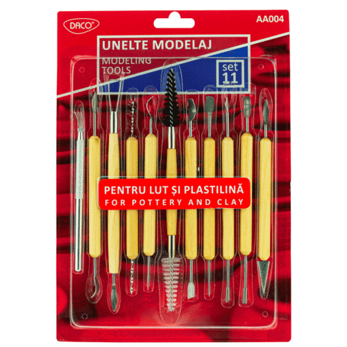 Unelte modelaj Daco set 11 accesorii