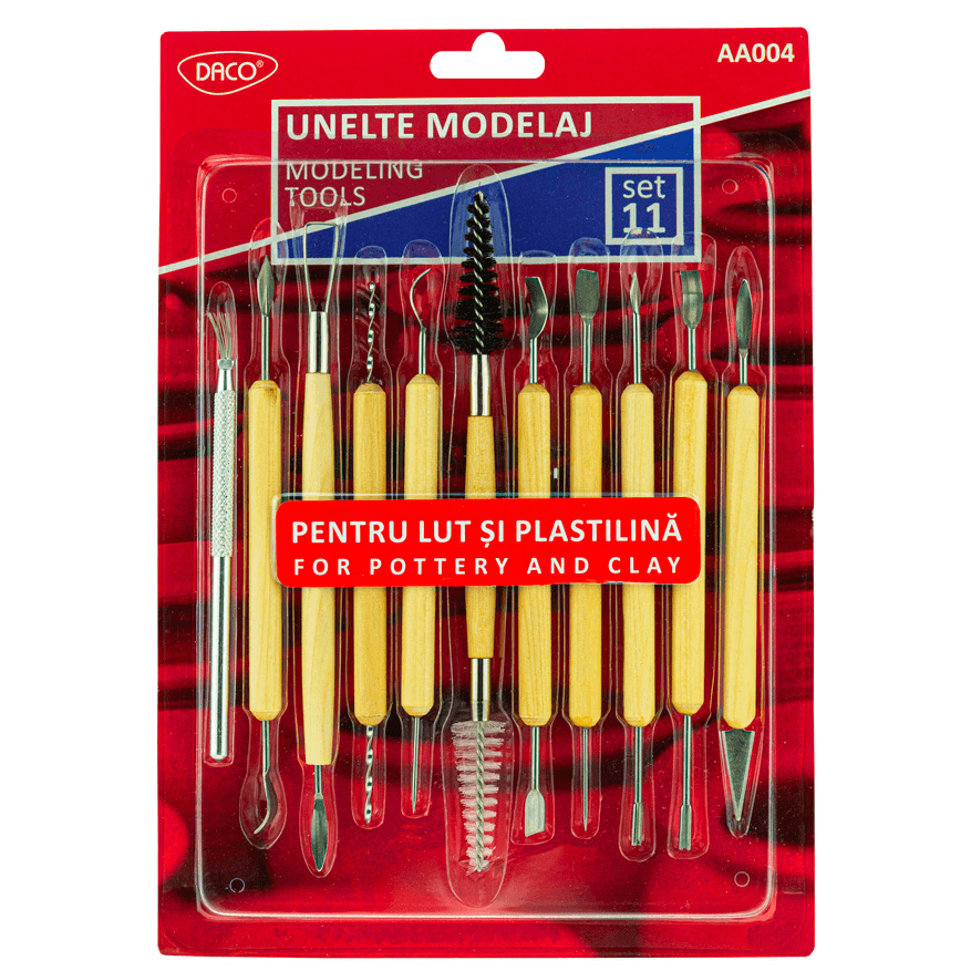 Unelte modelaj Daco set 11 accesorii Unelte modelaj Daco set 11 accesorii