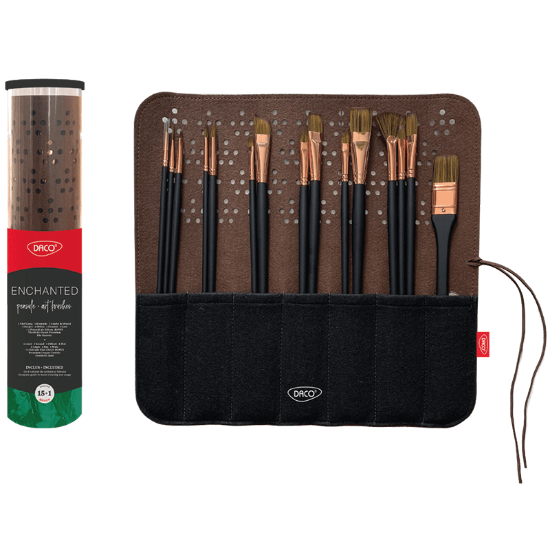 Pensule set 15+1 Enchanted Daco PN2916 Pensule set 15+1 Enchanted Daco PN2916