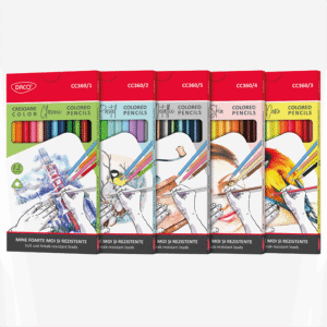 Creioane colorate pachet 5 seturi diferite Daco Color Me