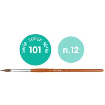 Pensula Milan seria 101 cu varf rotund - nr 12