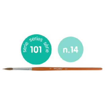 Pensula Milan seria 101 cu varf rotund - nr 14