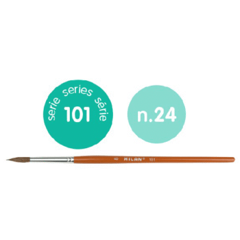 Pensula Milan seria 101 cu varf rotund - nr 24